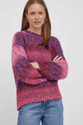 Rich & Royal gyapjúkeverék pulóver női, rózsaszín - rózsaszín S