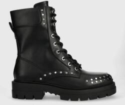 Guess bakancs OBETTE fekete, női, lapos talpú, FL7OBT ELE10 - fekete Női 38