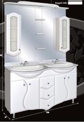 GUIDO GuidoS MODELL 2007 üveges ajtóval fürdőszoba bútor Komplett Sima tükörrel