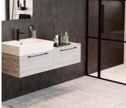 RIHO LIVIT GLAZE TOP fürdőszobabútor 120x28cm (unit3) - fehér mosdó