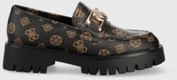 Guess mokaszin FL7ILR FAL14 barna, női, platformos, FLJULLFAB19 - barna Női 39