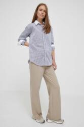 Ralph Lauren pamut ing női, galléros, regular - többszínű 36 - answear - 40 990 Ft