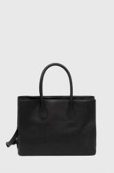 Patrizia Pepe bőr táska fekete, 8B0095 L001 - fekete Univerzális méret