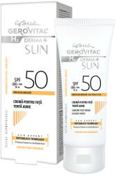 Gerovital - Crema pentru fata Gerovital H3 Derma+ Sun, cu SPF 50, 50 ml Protectie solara tenta aurie