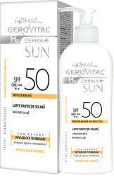 Gerovital - Lapte pentru protectie solara Gerovital H3 Derma+ Sun, cu SPF50, 150 ml - hiris