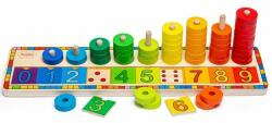 BIGJIGS Toys Numaratoare cu discuri colorate (2664)
