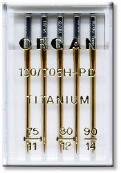 Organ Ace broderie titanium finete 75-90 - 5 buc Organ Needles Embroidery Titanium (55116000) - masinidecusut