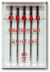 Organ 5 ace pentru quilting Organ: simple, titanium si anti-glue, cu finete acului intre 75-90 (593000) - masinidecusut