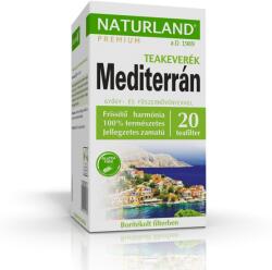 Naturland Mediterrán gyógy-és fűszernövény teakeverék - 20 filter - egeszsegpatika