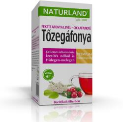 Naturland Prémium Tőzegáfonya-feketeáfonyalevél-cickafark tea - 20 filter - egeszsegpatika