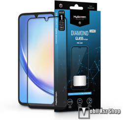 MyScreen Samsung Galaxy A34 (SM-A346B/DS), MYSCREEN DIAMOND GLASS LITE EDGE üvegfólia, 9H, 0, 33mmm, Full co (MD7450 DGLFG)