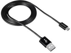 CANYON USB kábel, USB 2.0-microUSB, 1 m, CANYON UM-1, fekete (CAUSBM1B) - pencart