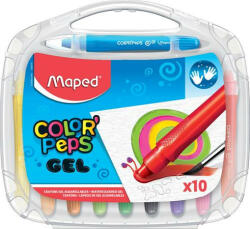 Maped Zsírkréta, kitekerhető, MAPED "Color'Peps GEL", 10 különböző szín (COIMA836310)