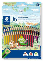STAEDTLER Színes ceruza készlet, háromszögletű, STAEDTLER "Noris Colour 187", 36 különböző szín (COTS187CD36)