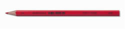 KOH-I-NOOR Színes ceruza, hatszögletű, vastag, KOH-I-NOOR "3421" piros (COTKOH3421)