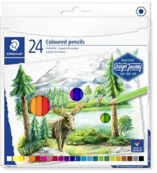 STAEDTLER Színes ceruza készlet, hatszögletű, STAEDTLER "146 C", 24 különböző szín (COTS146CC24)