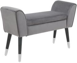 LuxD Design ülőpad Dafina 90 cm szürke bársony