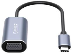 ORICO kábel átalakító - CTV-GY/11/ (USB-C to VGA, 1080p, szürke)