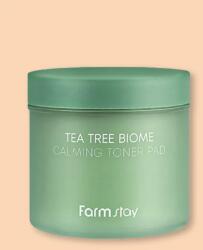 Farmstay Arcpárnák Tea Tree Biome Calming Toner Pad - 140 ml