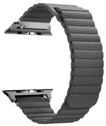 BSTRAP Leather Loop curea pentru Apple Watch 42/44/45mm, Gray (SAP010C15)