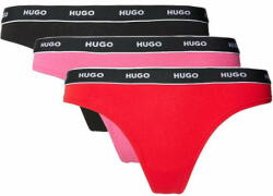 HUGO BOSS 3 PACK - női tanga HUGO 50480150-980 (Méret XL)