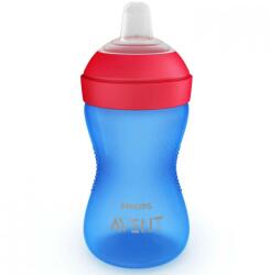 Philips Cana Cu Tetina Philips-Avent Moale SCF802/01 300ml 9 luni+ Albastru (SCF802/01)