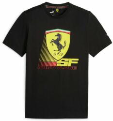 PUMA Scuderia Ferrari Race fast place férfi póló, fekete-sárga-pi (15589)