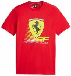 PUMA Scuderia Ferrari Race fast place férfi póló, piros-sárga-fek (15601)