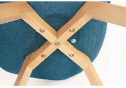 Jumi Skandináv stílusú szék, szövet, fa, tengerzöld, 49x55x82 cm (MCTART-CM-919235)