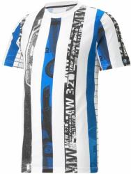 PUMA BMW M Motorsport Striped férfi póló, fehér-fekete-kék, 2023 (15250)