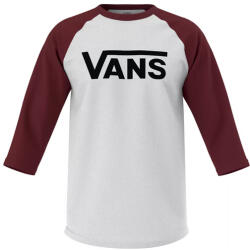 Vans Férfi Pólo VANS CLASSIC RAGLAN WHITE-BLACK-SYRAH