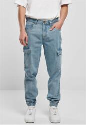 SOUTHPOLE Denim With Cargo Pockets retro l. blue destroyed washed