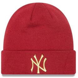 New Era Sapka NEW ERA MLB League essential Cuff knit Metallic logo NY Yankees Red