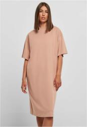 Urban Classics Ladies Organic Long Oversized Tee Dress amber