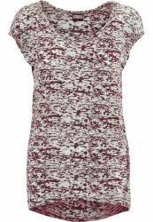 Urban Classics Ladies Burnout Tee burgundy