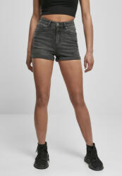 Urban Classics Ladies 5 Pocket Shorts black stone washed