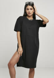 Urban Classics Ladies Organic Oversized Slit Tee Dress black