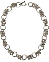 Urban Classics Multiring Necklace silver