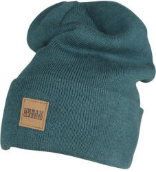 Urban Classics Leatherpatch Long Beanie jasper