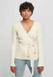 Urban Classics Ladies Rib Knit Wrapped Cardigan whitesand