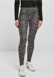 Urban Classics Ladies Soft AOP Leggings blackline