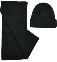 Urban Classics Recycled Basic Beanie and Scarf Set black