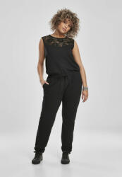 Urban Classics Ladies Lace Block Jumpsuit black