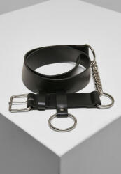 Urban Classics Chain Imitation Leather Belt black/silver