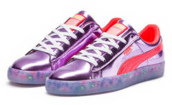 PUMA X Sophia Webster Basket Candy Princess Metallic PInk Fiery Coral