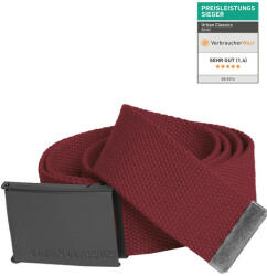 Urban Classics Canvas Belts burgundy