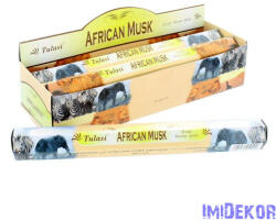 Tulasi hexa 20szál/doboz füstölő - African Musk / Afrikai Pézsma