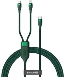 Baseus Cablu de Date Type-C la Type-C, Lightning 100W, 1.2m - Baseus Flash Series (CA1T2-F06) - Green