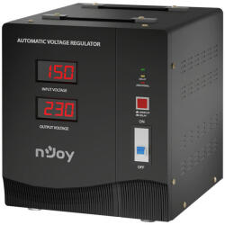  NJOY AVR (Feszültségszabályozó) Alvis 3000, Digital display, 150-270 VAC (AVRL-3005TAL-CS01B) - pccloud