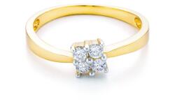 SAVICKI Inel SAVICKI: aur bicolor, cu zirconiu - savicki - 2 988,00 RON